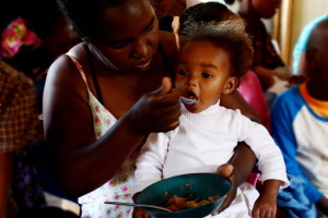 They teach them how to cultivate a kitchen garden and prepare nutritious food.