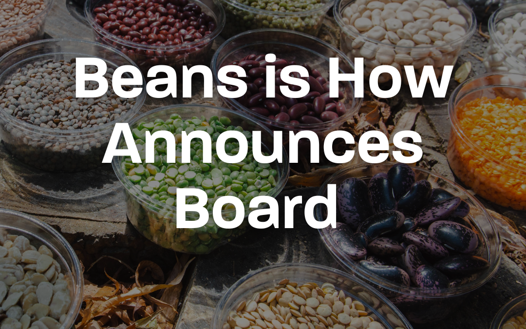 Beans is How announces Board, including PABRA, Google, The Kraft Heinz Company, WBCSD, and Chef Andrew Zimmern to support its mission of doubling global bean consumption by 2028